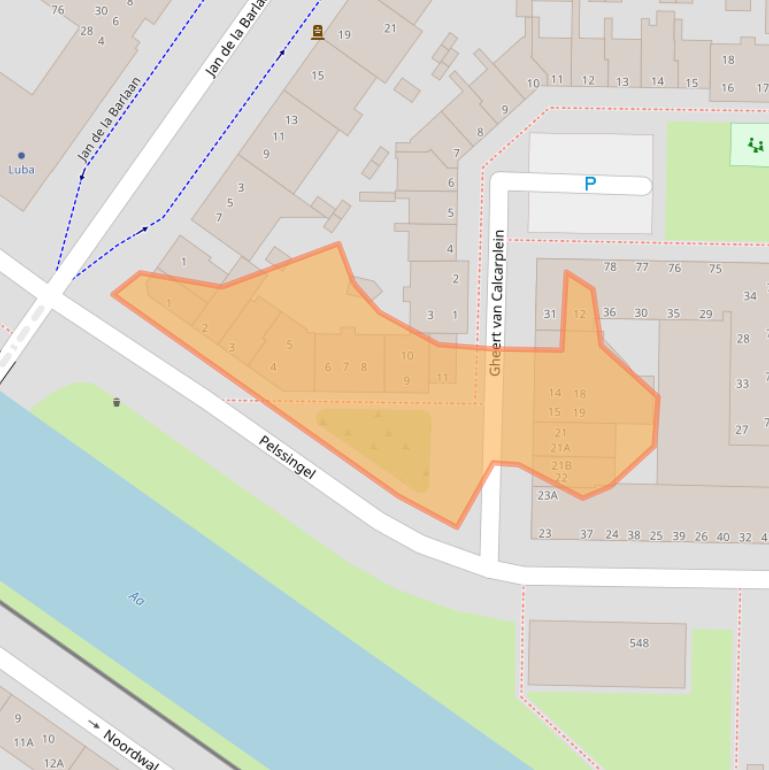 Kaart van postcodegebied 5212PA.