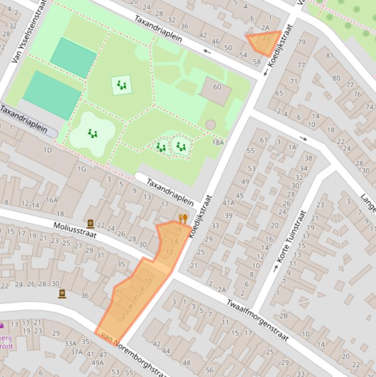 Kaart van postcodegebied 5212SE.