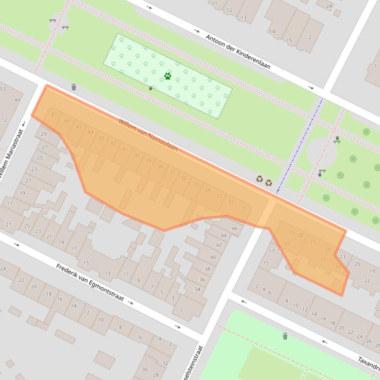 Kaart van postcodegebied 5212TB.