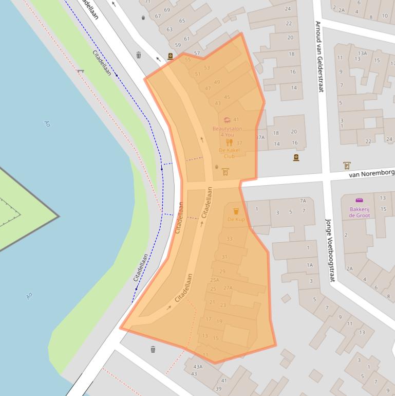 Kaart van postcodegebied 5212VA.