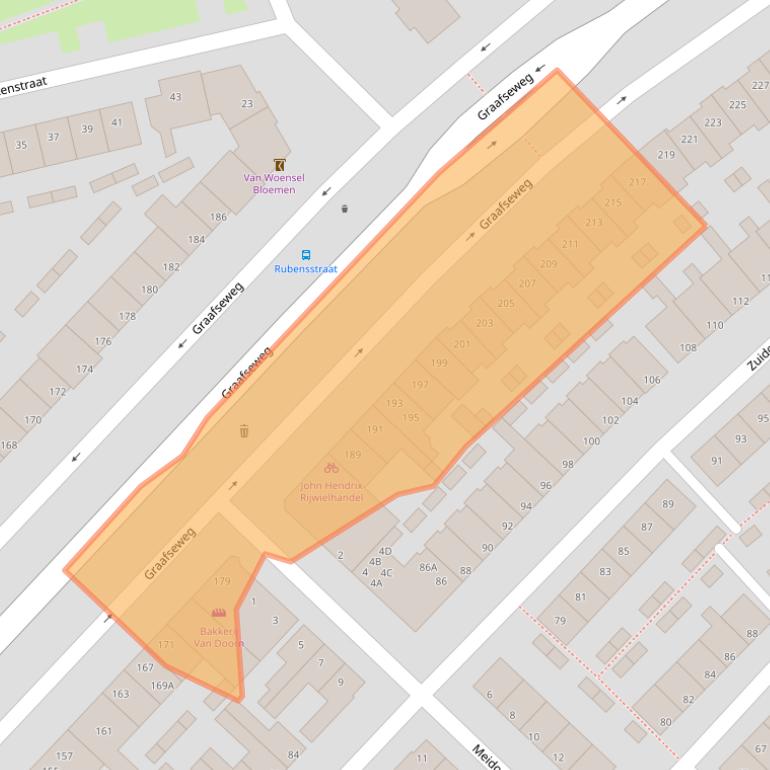 Kaart van postcodegebied 5213AE.