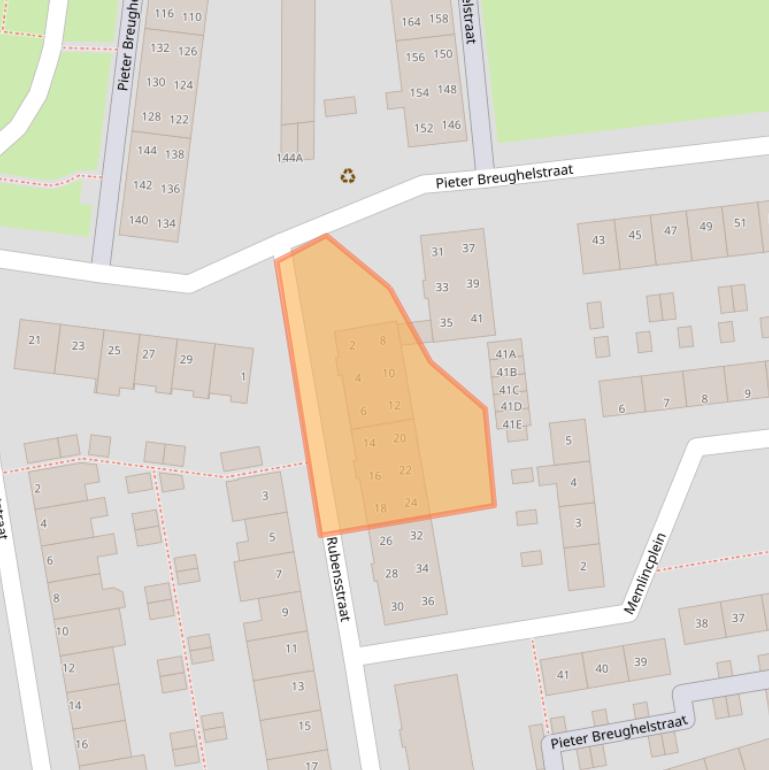 Kaart van postcodegebied 5213BH.