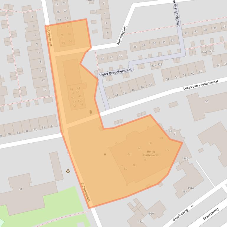 Kaart van postcodegebied 5213BJ.