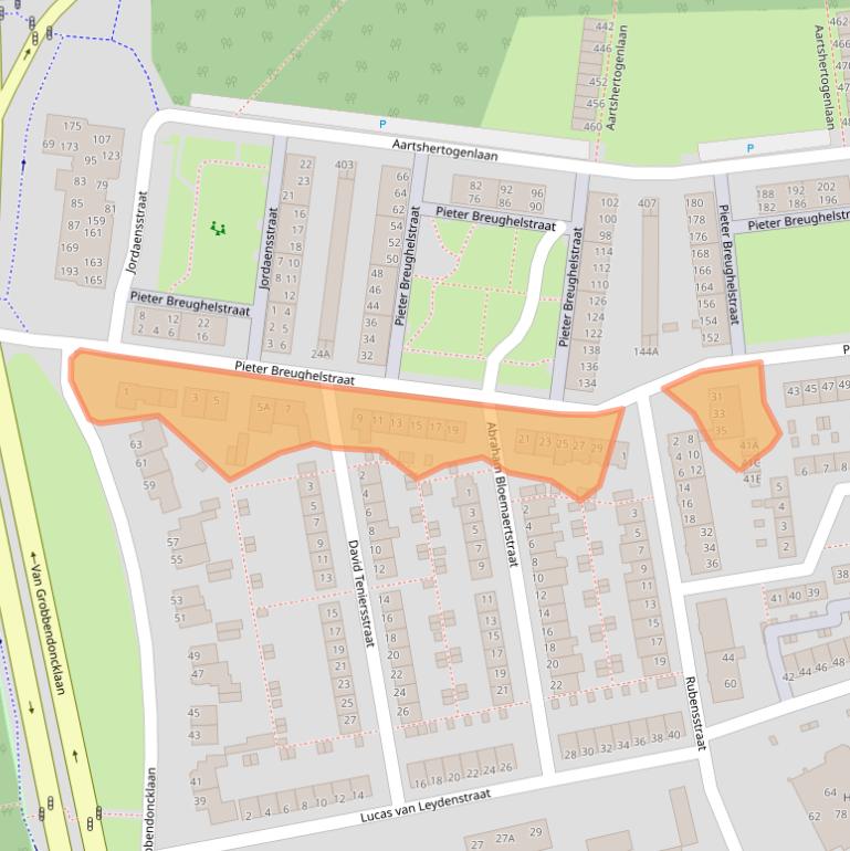 Kaart van postcodegebied 5213BL.
