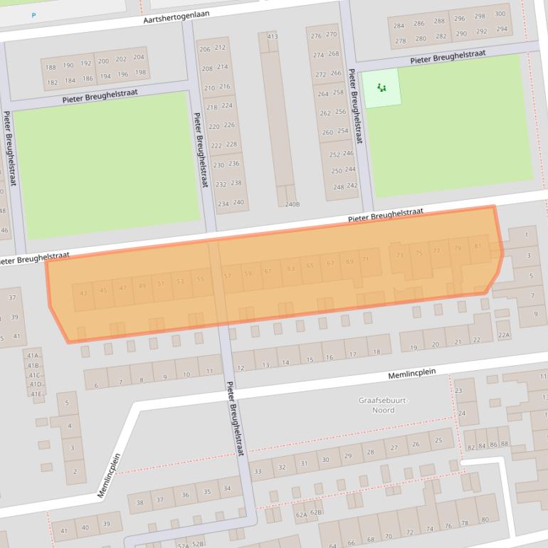 Kaart van postcodegebied 5213BM.