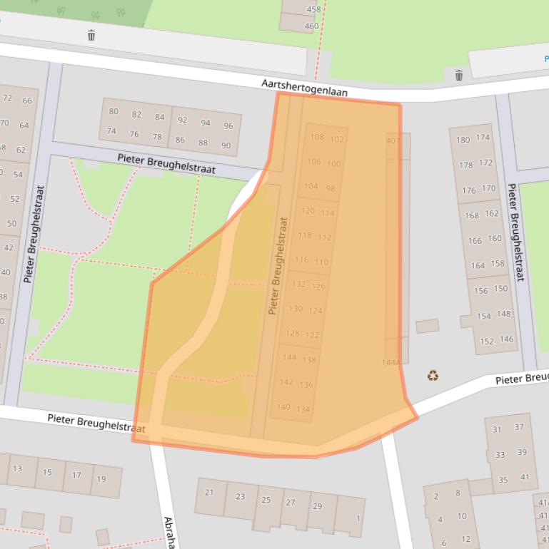 Kaart van postcodegebied 5213BR.