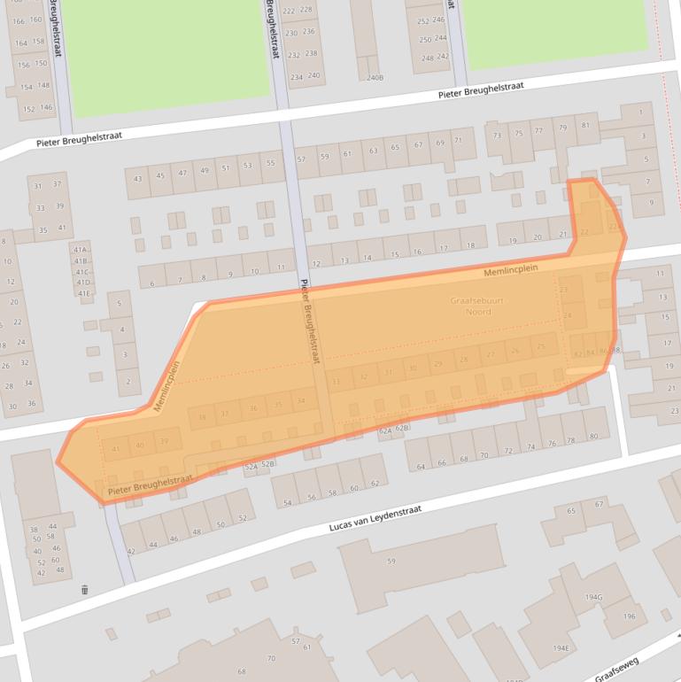 Kaart van postcodegebied 5213BZ.