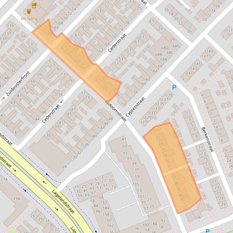 Kaart van postcodegebied 5213CN.