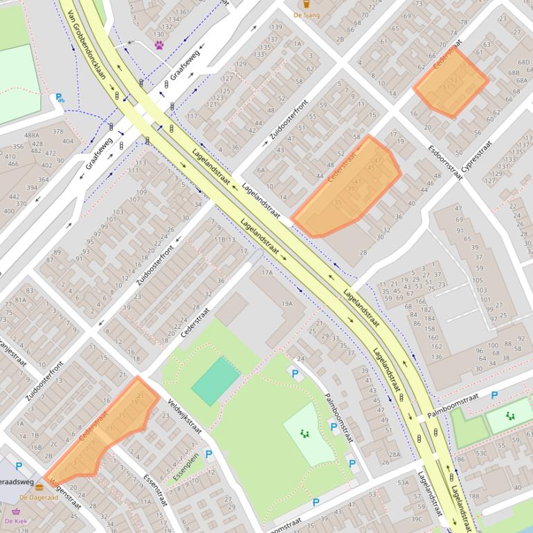 Kaart van postcodegebied 5213EH.