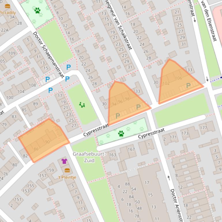 Kaart van postcodegebied 5213ET.