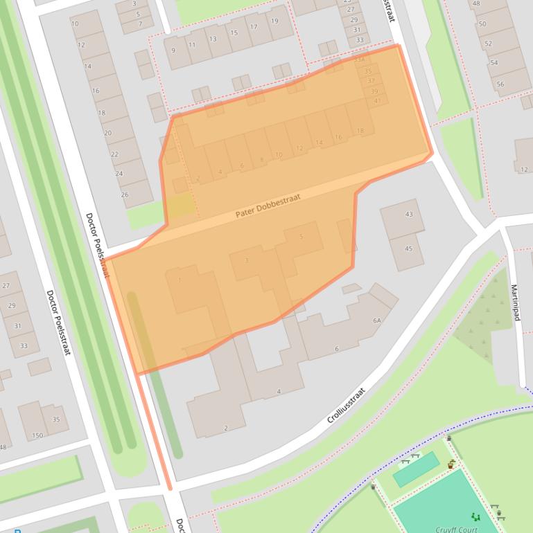 Kaart van postcodegebied 5213GG.