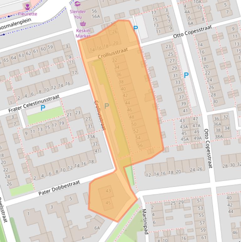 Kaart van postcodegebied 5213GH.