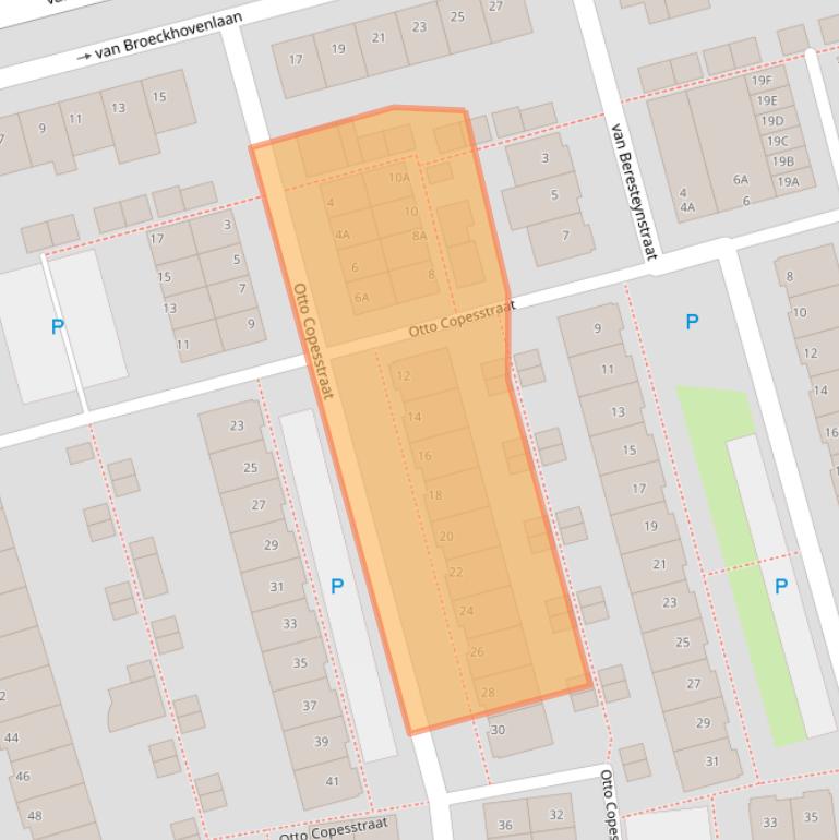 Kaart van postcodegebied 5213GL.
