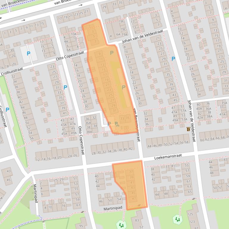 Kaart van postcodegebied 5213GN.