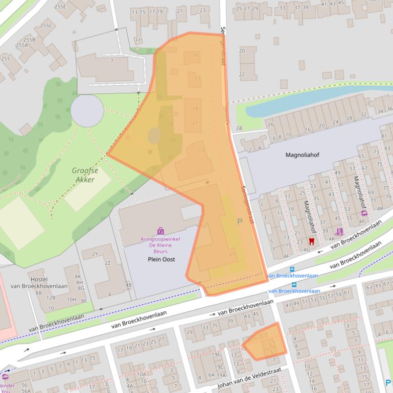 Kaart van postcodegebied 5213GS.