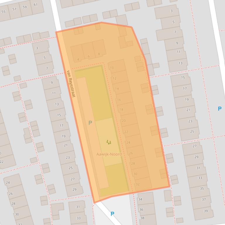Kaart van postcodegebied 5213HB.