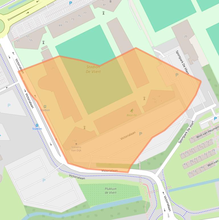 Kaart van postcodegebied 5213JG.