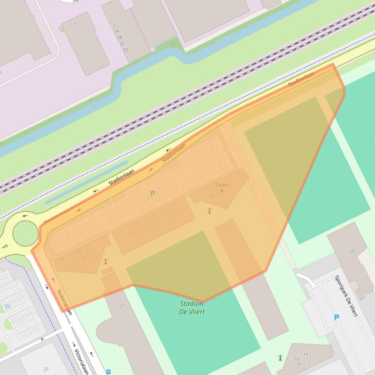 Kaart van postcodegebied 5213JJ.