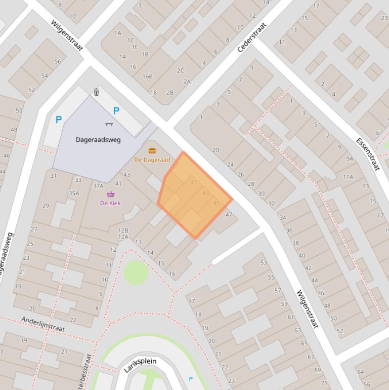 Kaart van postcodegebied 5213SB.