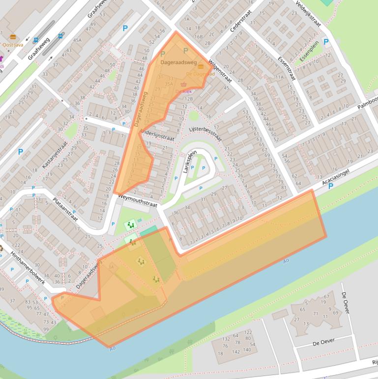 Kaart van postcodegebied 5213TM.