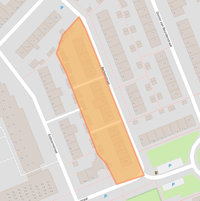 Kaart van postcodegebied 5213VK.