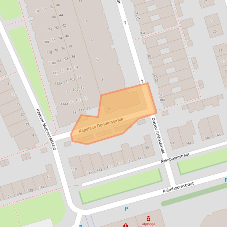 Kaart van postcodegebied 5213VW.