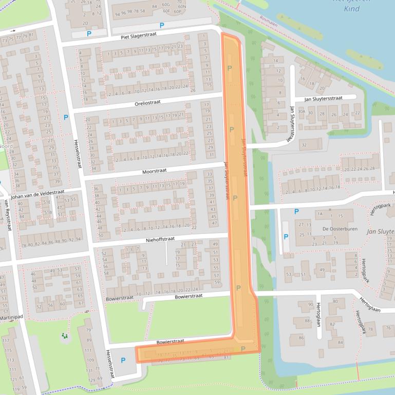 Kaart van postcodegebied 5213XG.