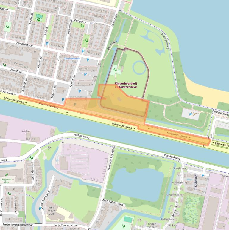 Kaart van postcodegebied 5215AL.