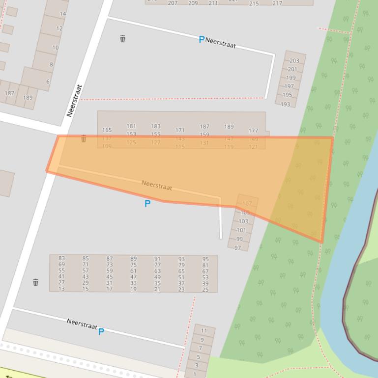 Kaart van postcodegebied 5215AN.