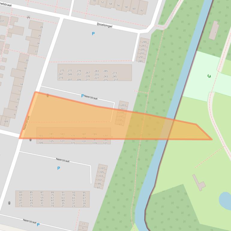 Kaart van postcodegebied 5215AP.