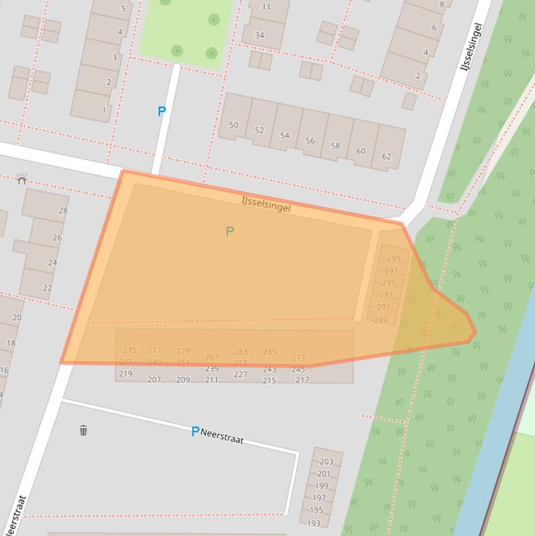 Kaart van postcodegebied 5215AS.