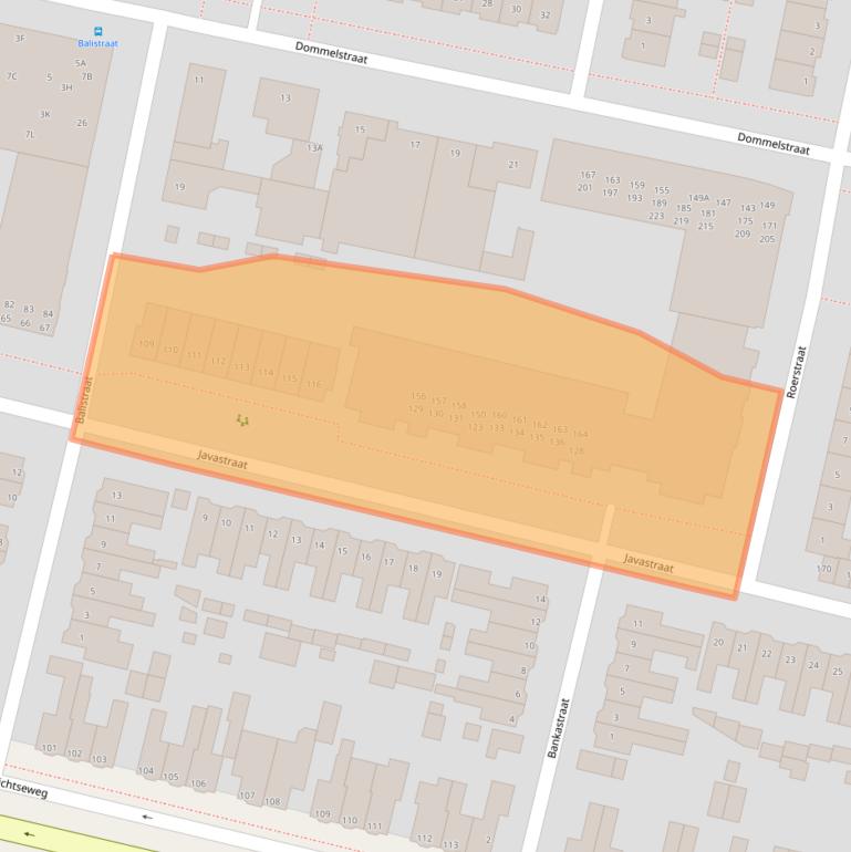 Kaart van postcodegebied 5215BK.