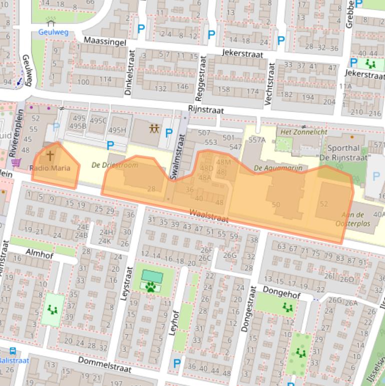 Kaart van postcodegebied 5215CK.