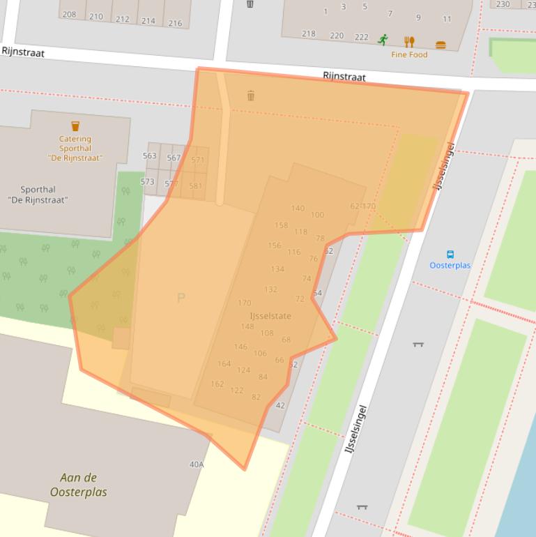 Kaart van postcodegebied 5215CN.