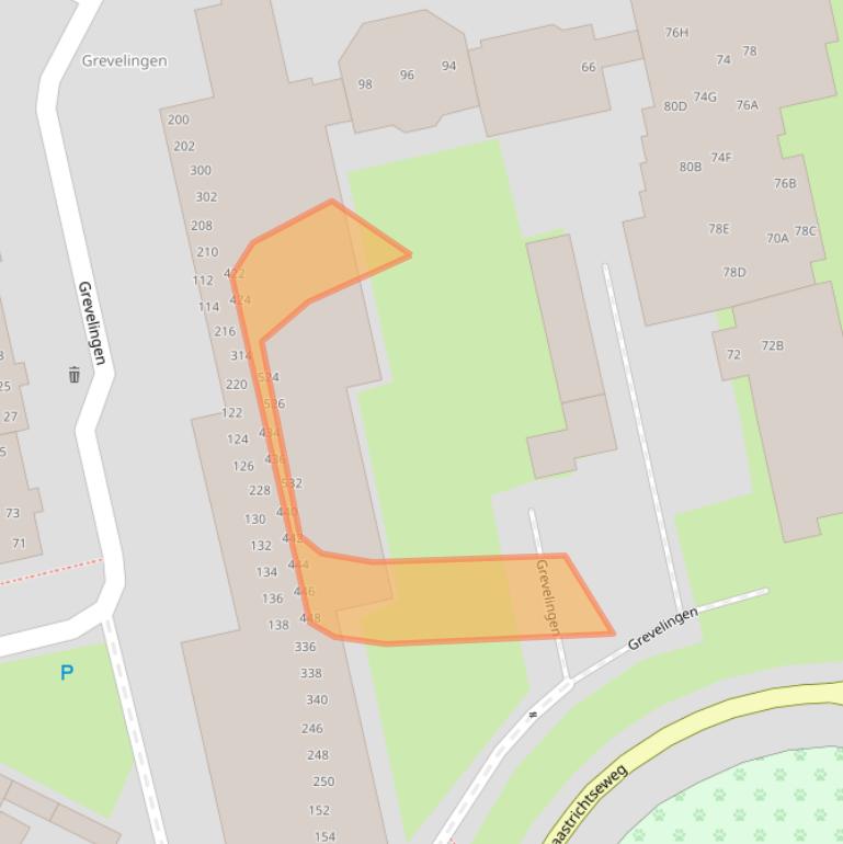 Kaart van postcodegebied 5215DS.