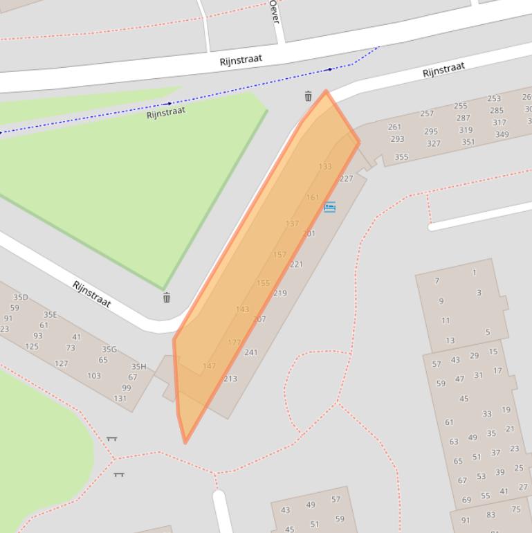 Kaart van postcodegebied 5215EC.