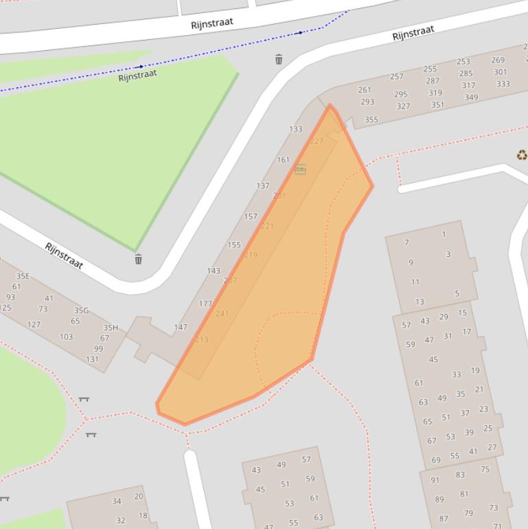 Kaart van postcodegebied 5215ED.