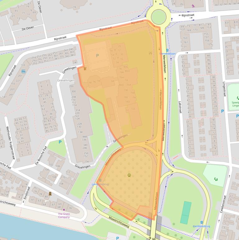 Kaart van postcodegebied 5215ES.