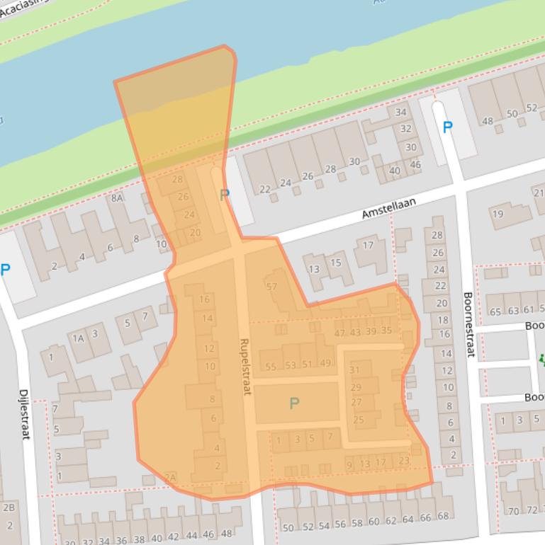 Kaart van postcodegebied 5215EV.