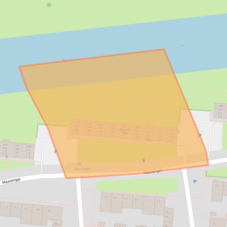 Kaart van postcodegebied 5215GL.