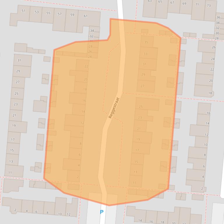 Kaart van postcodegebied 5215GV.