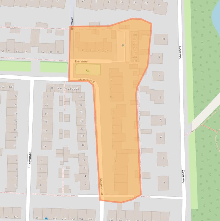 Kaart van postcodegebied 5215HD.