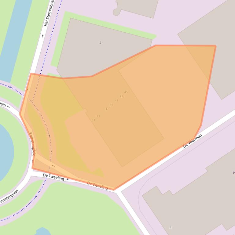 Kaart van postcodegebied 5215MB.