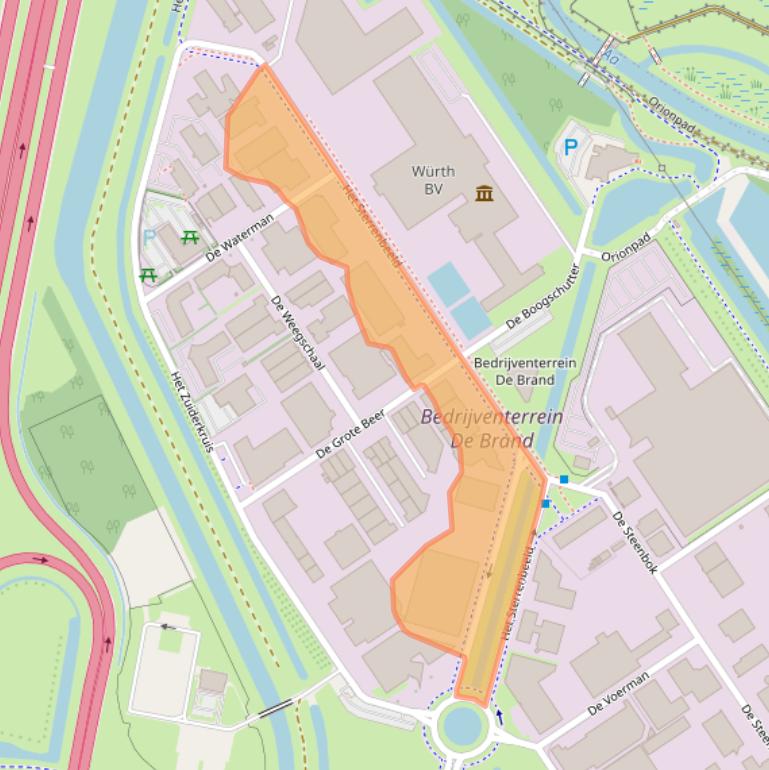 Kaart van postcodegebied 5215ML.