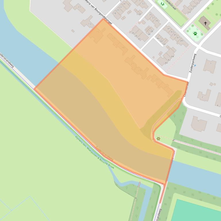 Kaart van postcodegebied 5216AB.
