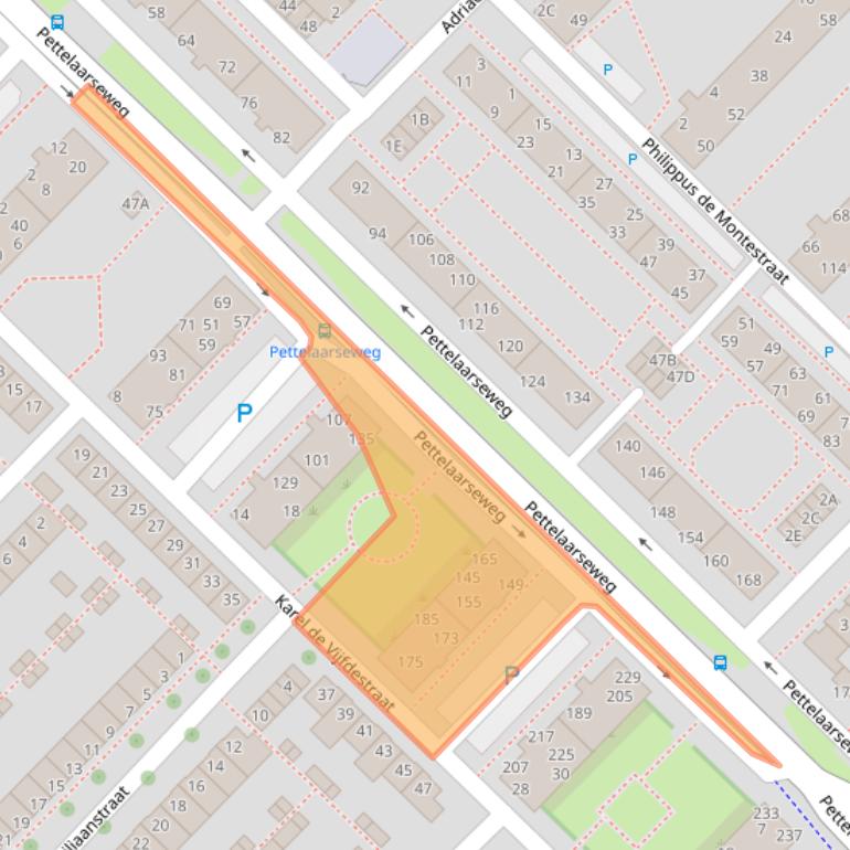 Kaart van postcodegebied 5216BK.