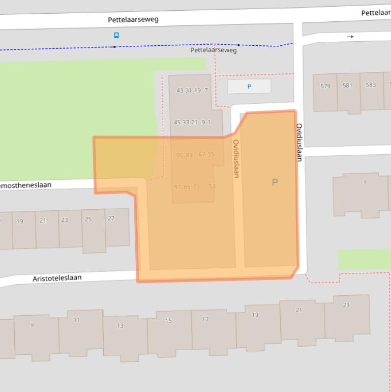 Kaart van postcodegebied 5216CM.