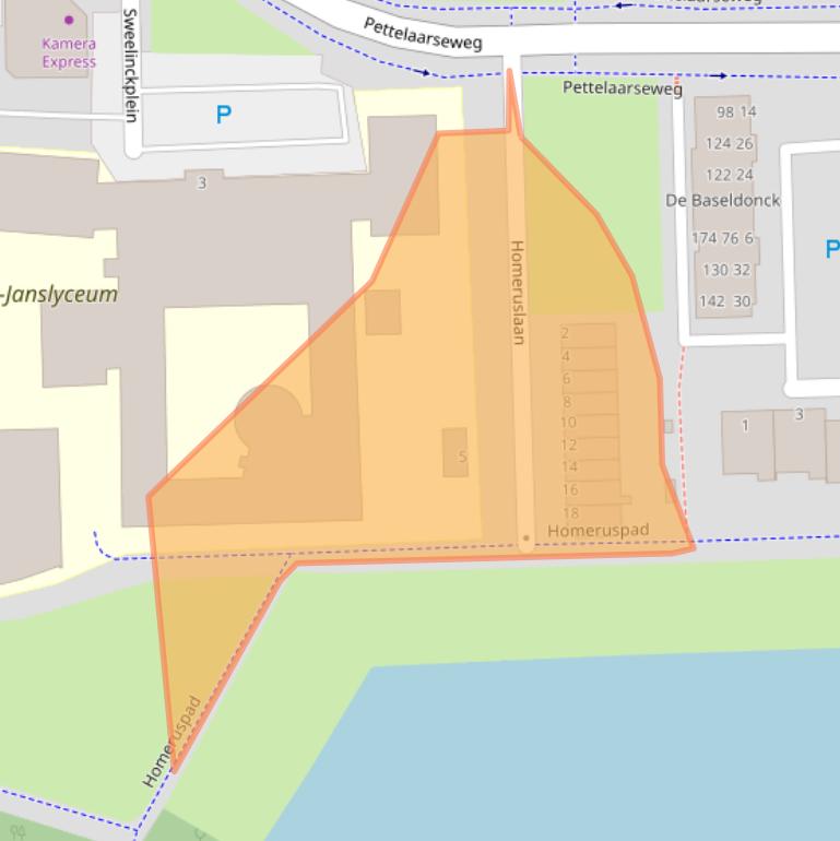 Kaart van postcodegebied 5216CV.