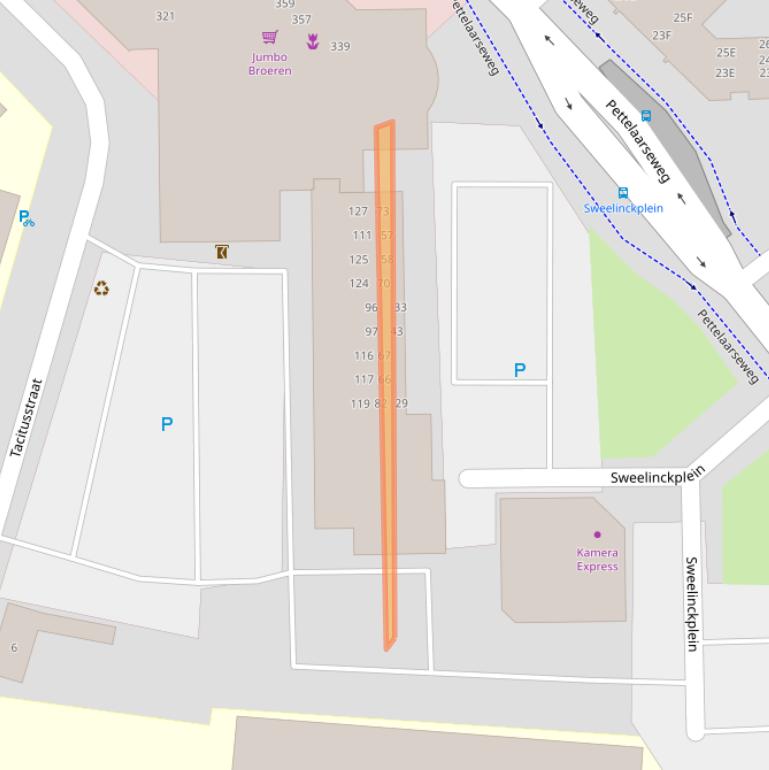 Kaart van postcodegebied 5216EC.