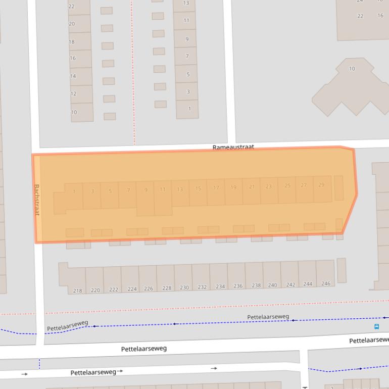 Kaart van postcodegebied 5216ES.
